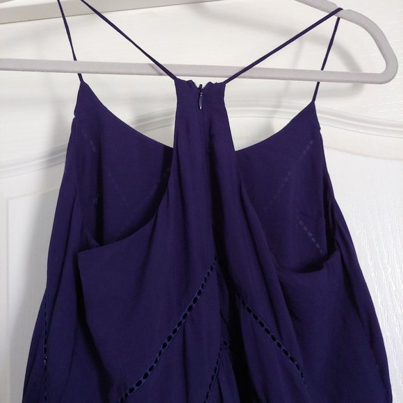 L'atiste Navy Blue Sleeveless Dress Small Lined Mini - Picture 5 of 10